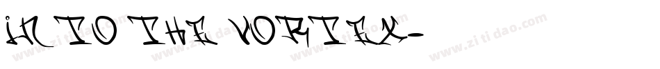 Into the Vortex字体转换